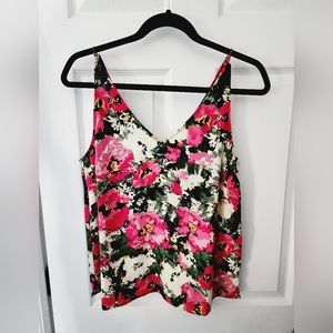 H&M floral strappy tank size Small